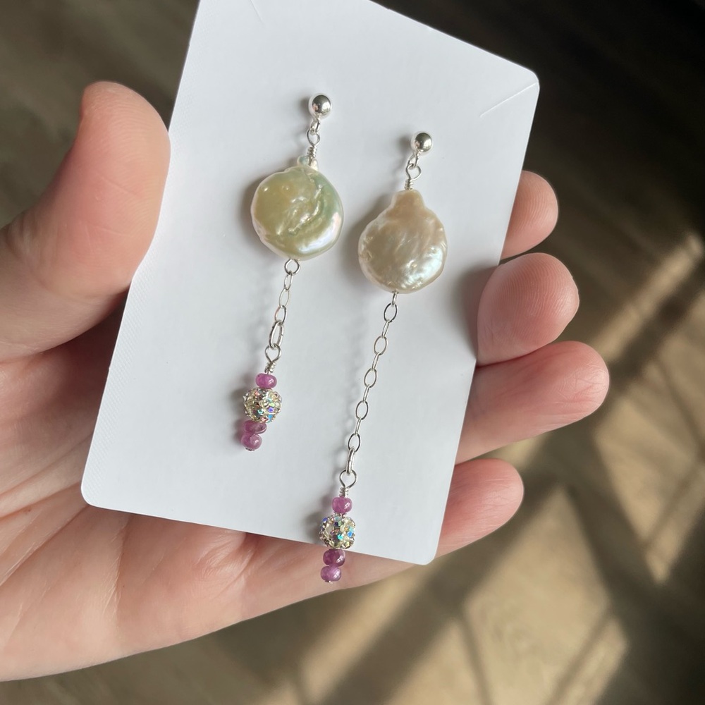 Elegant Pearl, Star Rubies all 925